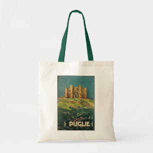 "Puglie ( Puglia ) Vintage Italian Travel Poster Tote Bag