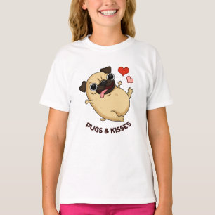 Pugs And Kisses Funny Dog Pun T-Shirt