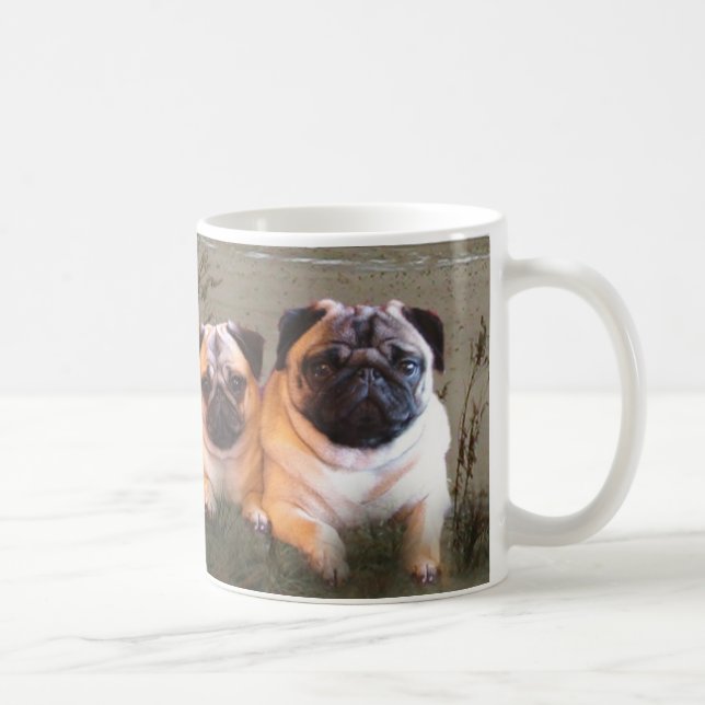 Pugs and Kisses Mug (Right)