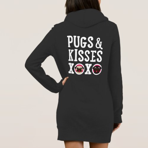 Pugs and Kisses XOXO Black and Fawn Pugs Dress