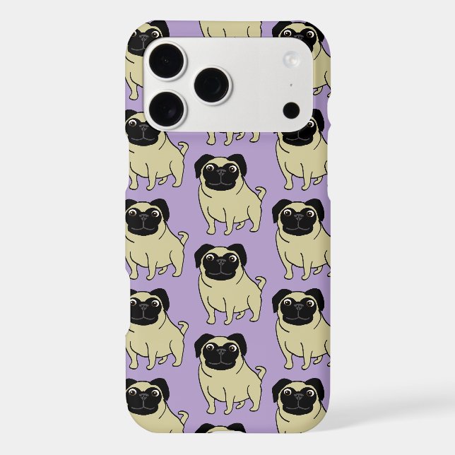 Pugs Case-Mate iPhone Case (Back)