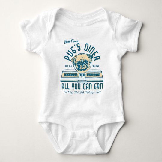 Pug's Diner Baby Tees