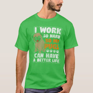 Pugs Dogs boy friend T-Shirt