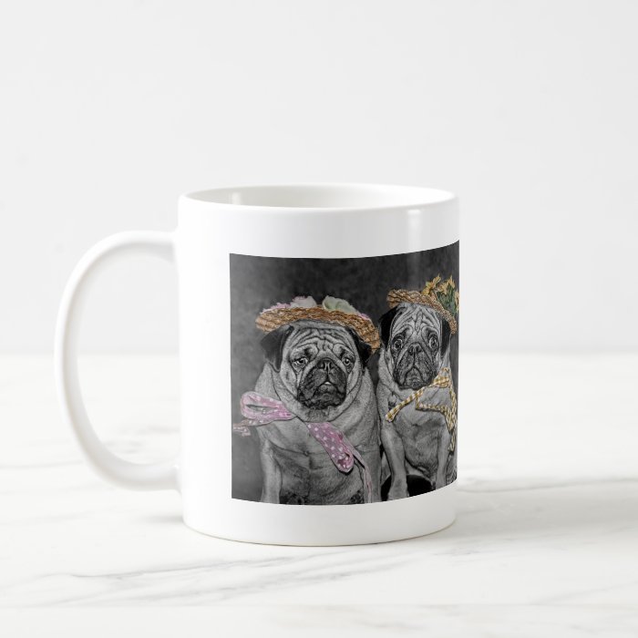 Pugs in Bonnets mug