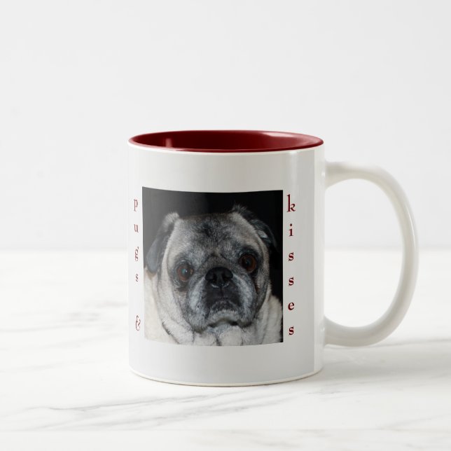 Pugs & Kisses Mug (Right)