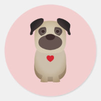 Pugs & Kisses, Pug Dog Valentine, Valentine's Day