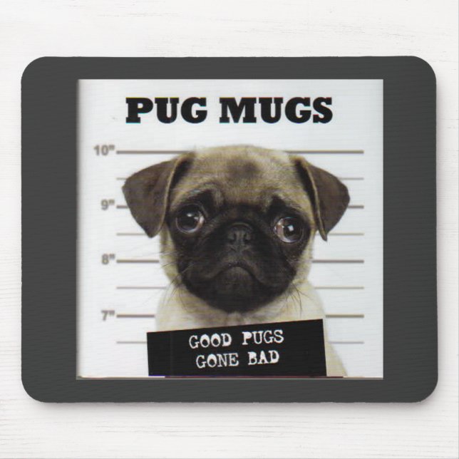 Pugs Mouse Pad (Front)