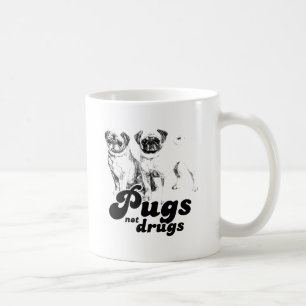 PUGS NOT DRUGS 2 COFFEE MUG