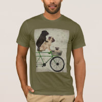 Pugs on Bicycle