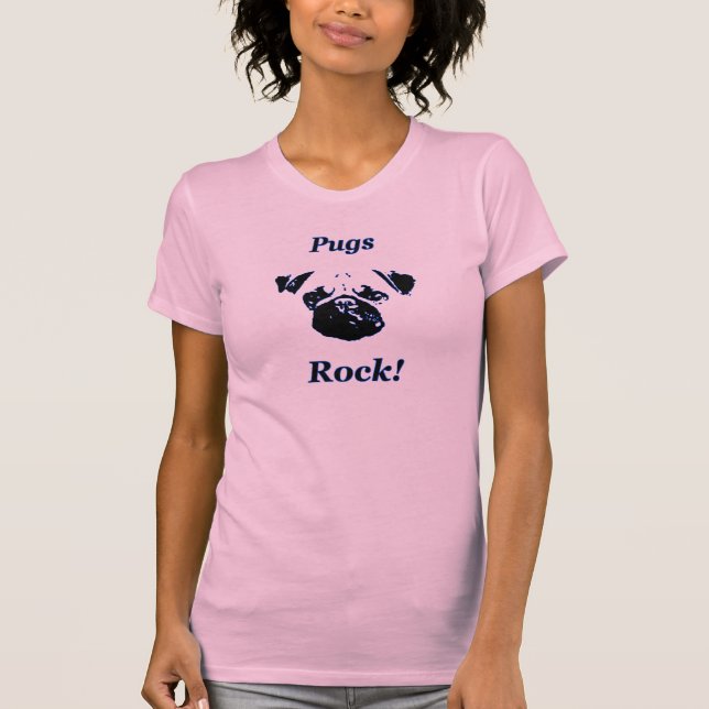 Pug's rock T-Shirt (Front)