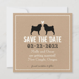 Pugs Wedding Save the Date