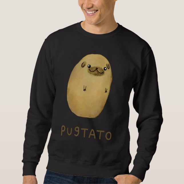 Pugtato Potato Dogs Sweatshirt (Front)