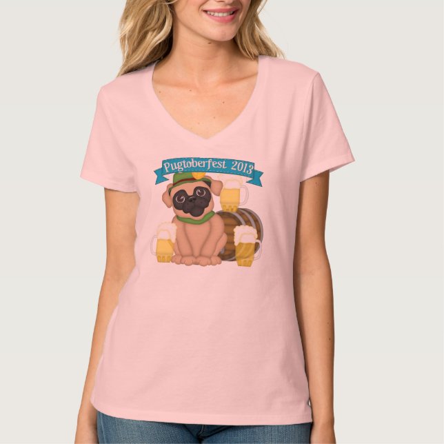 Pugtoberfest 2013 #2 - Please add text T-Shirt (Front)