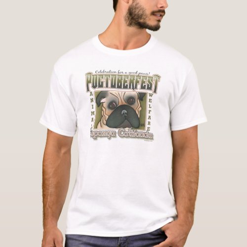 Pugtoberfest by Robyn Feeley T_Shirt