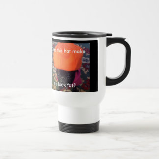 Pugz the Pug "Do I Look Fat?"Travel Mug
