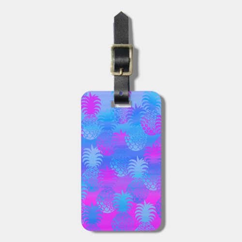 Pukana Hawaiian Pineapple Sunset Blend Luggage Tag