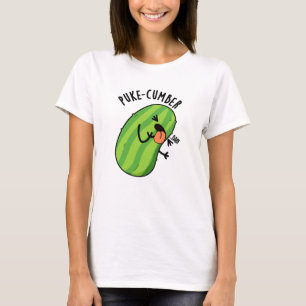 Puke-cumber Funny Cucumber Pun T-Shirt