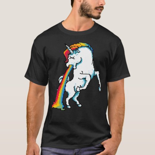 Puke Of The funny unicorn surprise  T_Shirt
