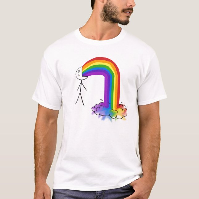 Puke Rainbow T-Shirt (Front)