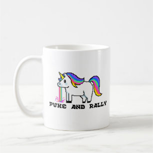 Puke & Rally Rainbow Unicorn Mug   Pixel Party