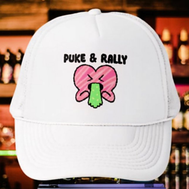 Puke & Rally Trucker Hat – Party Heart Edition (Creator Uploaded)