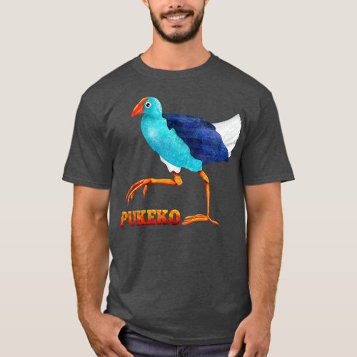 Pukeko New Zealand Bird T_Shirt