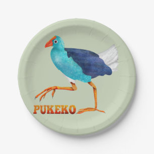 Pukeko Paper Plates