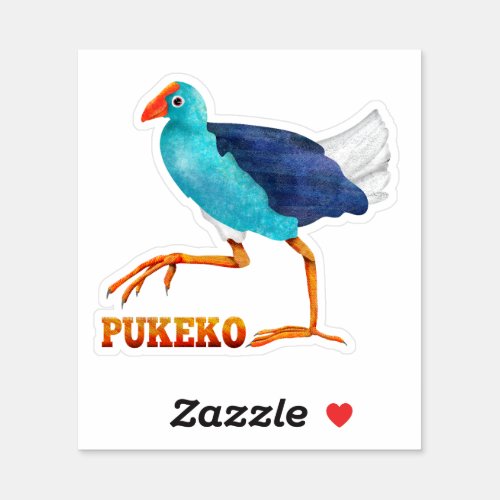 Pukeko Sticker