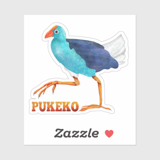 Pukeko Sticker (Sheet)