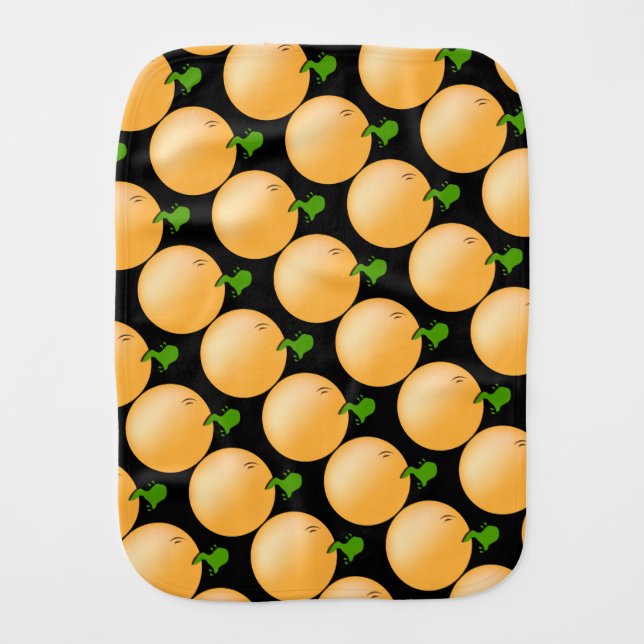 Puking Emoji Burp Cloth (Front)