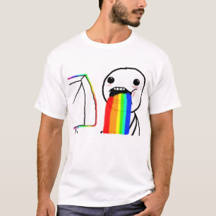 Puking Rainbow Meme Shirt