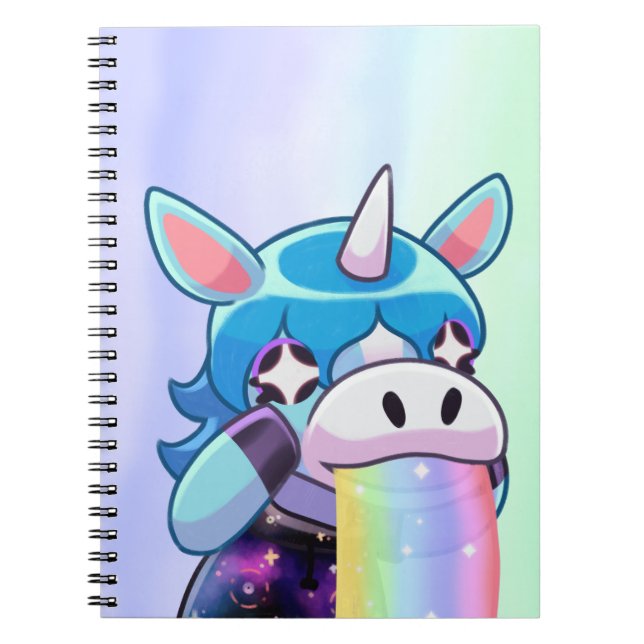 Puking rainbows - Notebook (Front)