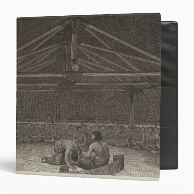 Pulaho Drinking Kava, Tonga 3 Ring Binder (Front/Inside)