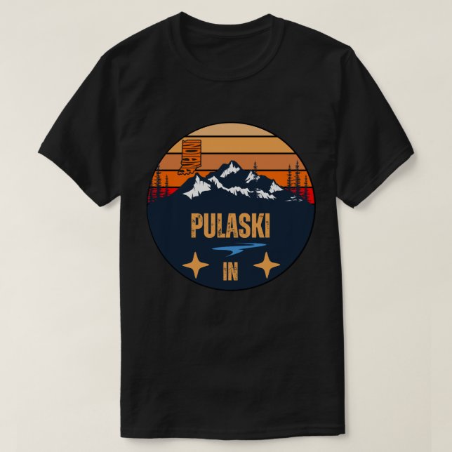 Pulaski, Indiana T-Shirt (Design Front)