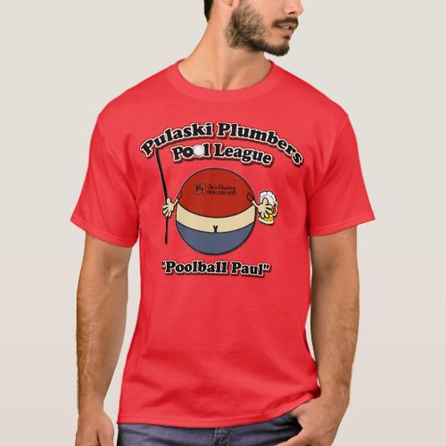 Pulaski Pool League Logo T_Shirt