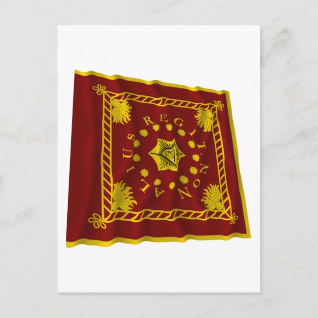 Pulaski's Legion Flag Postcard (Front)