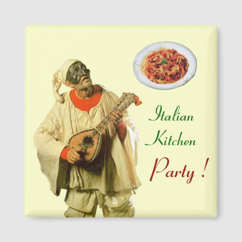 PULCINELLA ITALIAN KITCHEN SPAGHETTI PARTY MAGNET