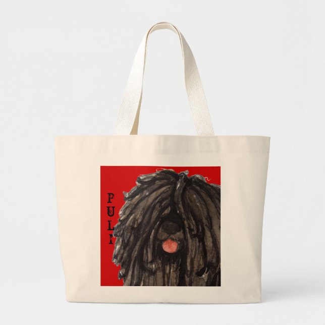 Puli Color Block Large Tote Bag (Front)