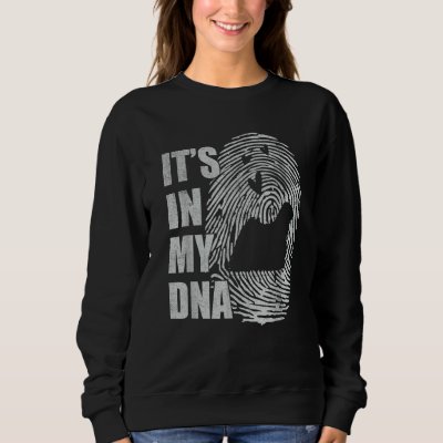 Puli DNA Dog Mom Dad Dog Sweatshirt