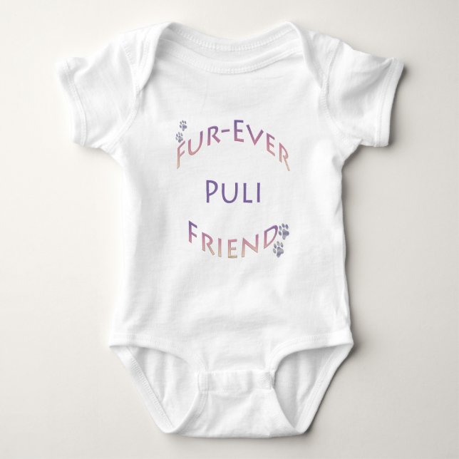 Puli Furever Friend Baby Bodysuit (Front)