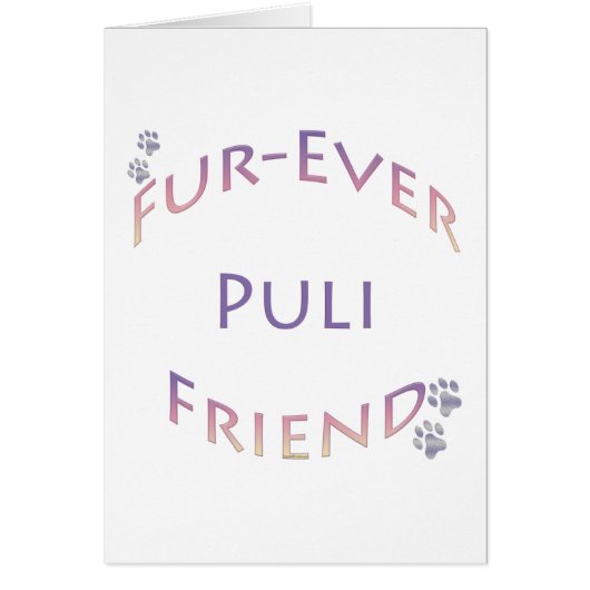 Puli Furever Friend Cards (Front)