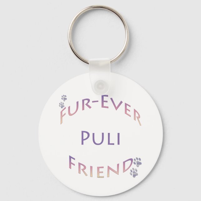 Puli Furever Friend Keychain (Front)