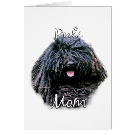 Puli Mom 2 Cards (Front)