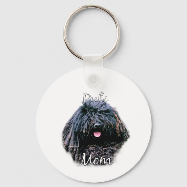 Puli Mom 2 Keychain (Front)