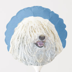Puli Painting - Cute Original Dog Art Balloon