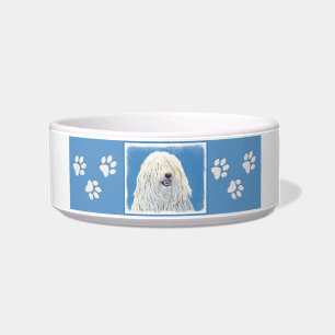 Puli Painting - Cute Original Dog Art Bowl
