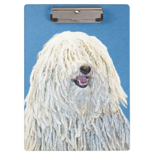 Puli Painting - Cute Original Dog Art Clipboard