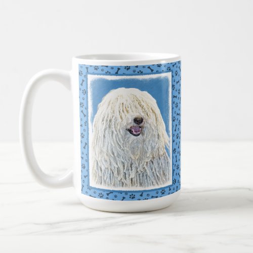 Puli Painting _ Cute Original Dog Art Coffee Mug