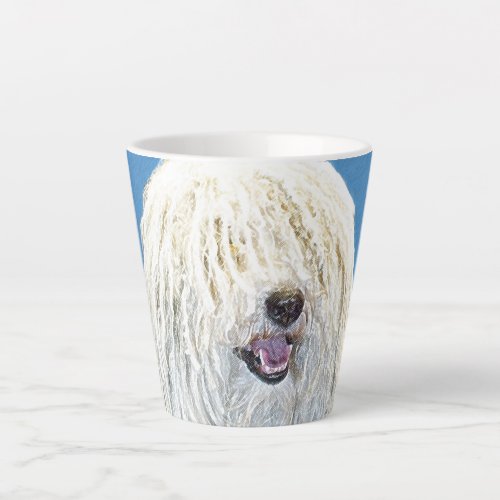Puli Painting _ Cute Original Dog Art Latte Mug