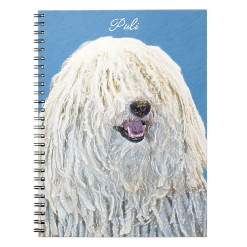 Puli Painting _ Cute Original Dog Art Notebook